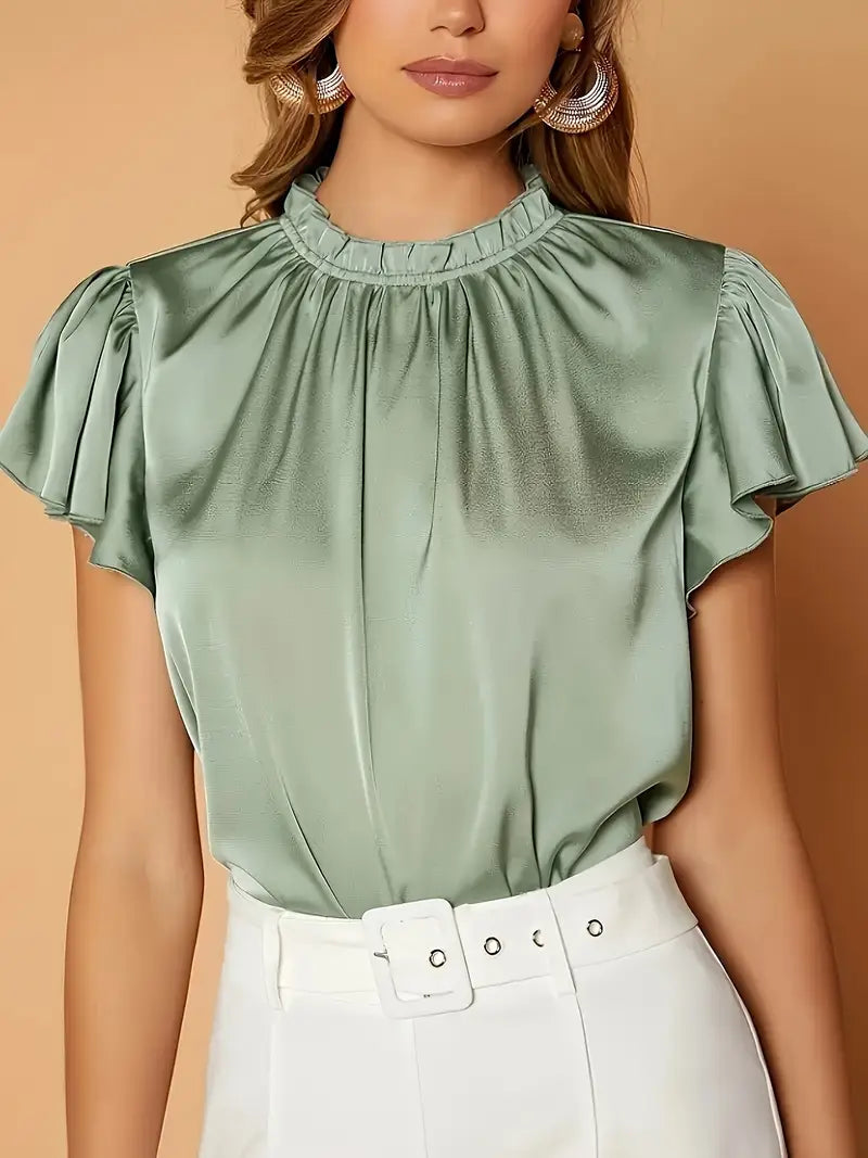 Anastasia High Neck Blouse