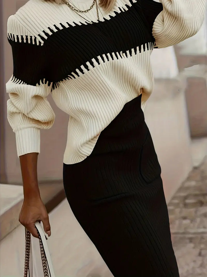 Anastasia Panel Knit Co-Ord