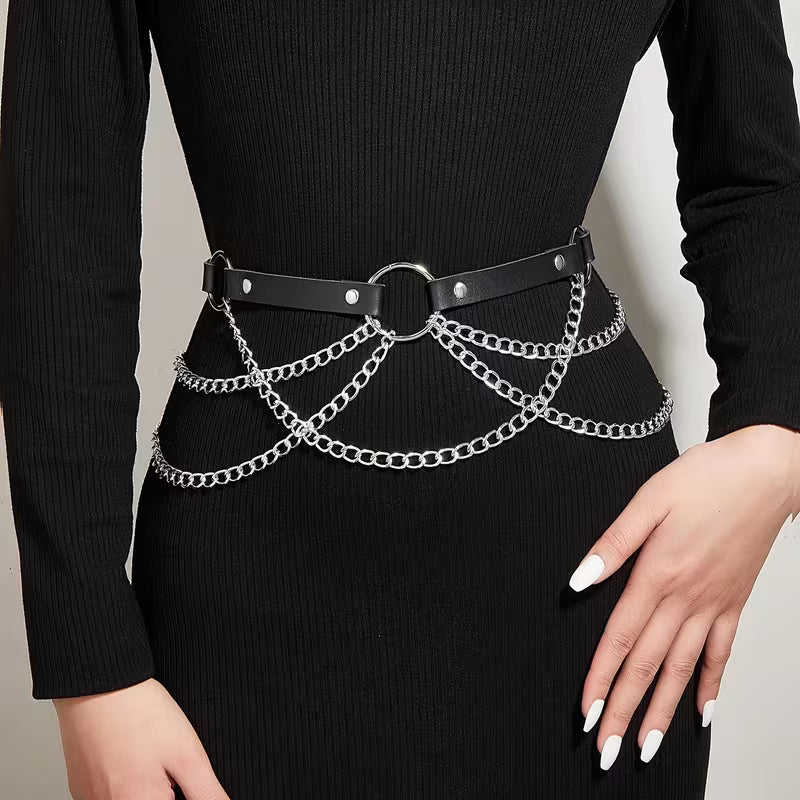 Empress Layered Chain Belt