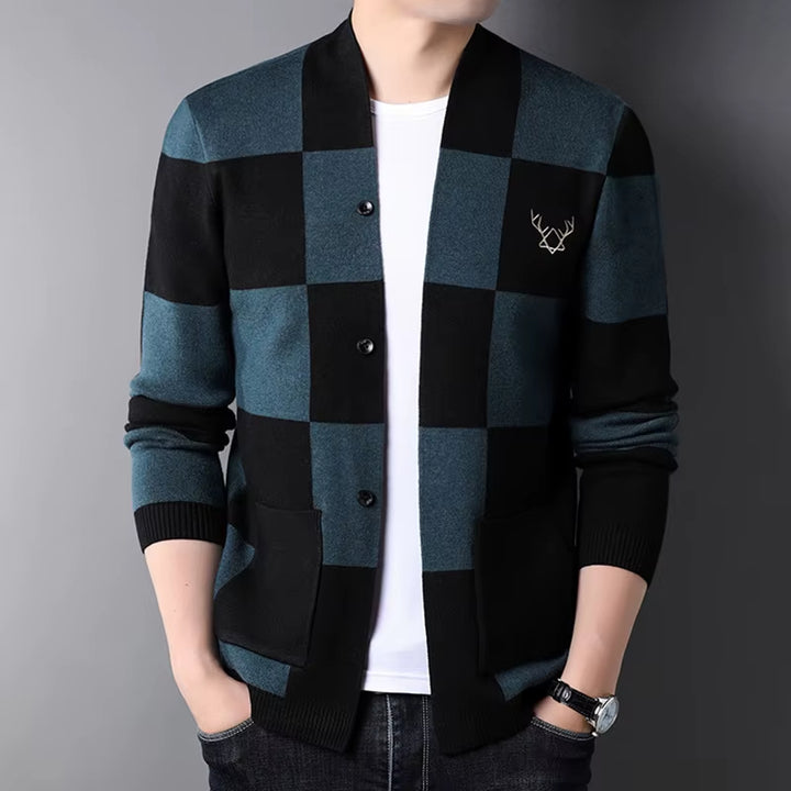 Beaumont Checkered Cardigan