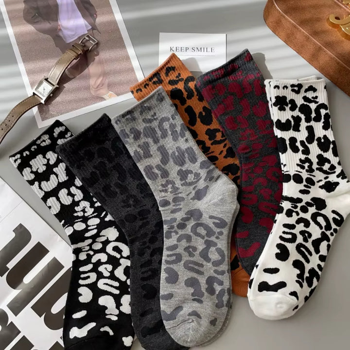 Panthera Cotton Knit Sock Set