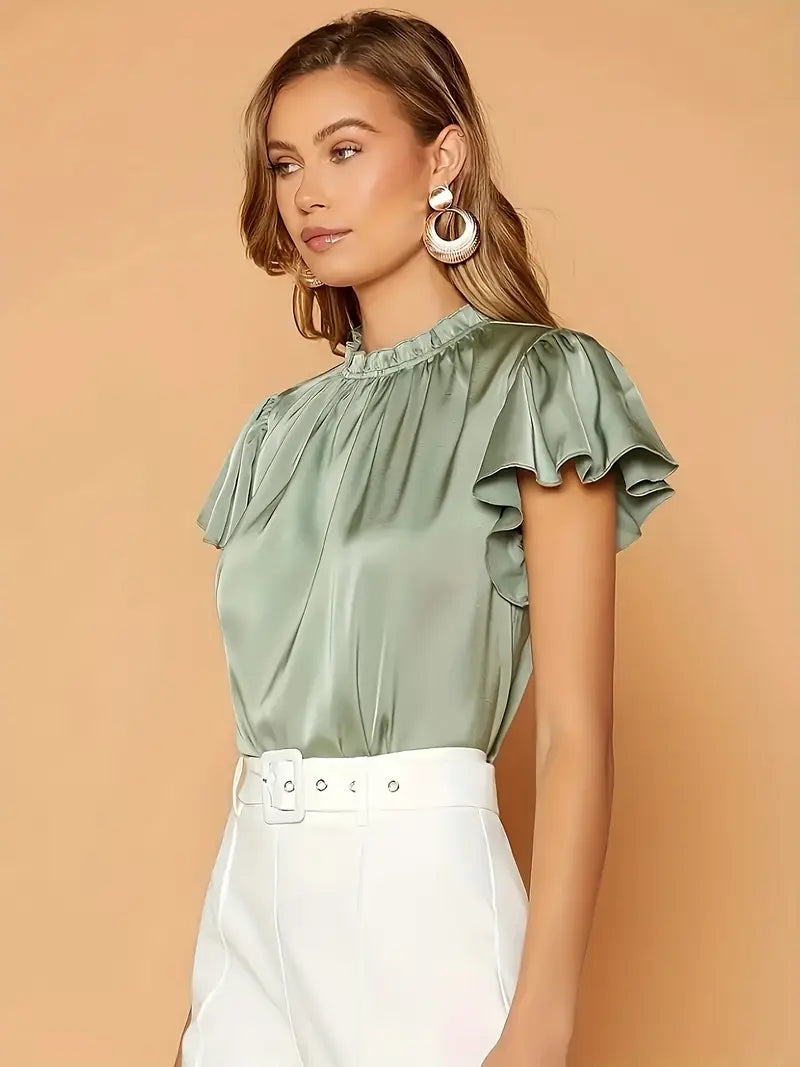 Anastasia High Neck Blouse