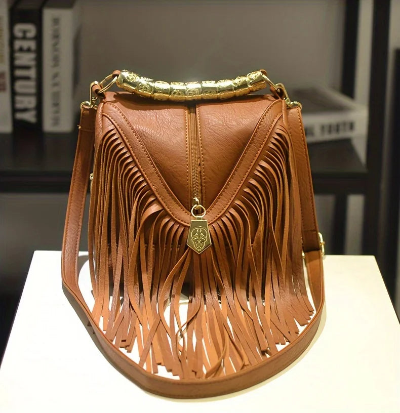 Wanderlust Fringe Crossbody Bag