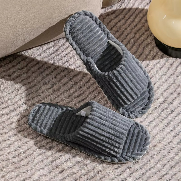 Camden Ribbed Corduroy Slides