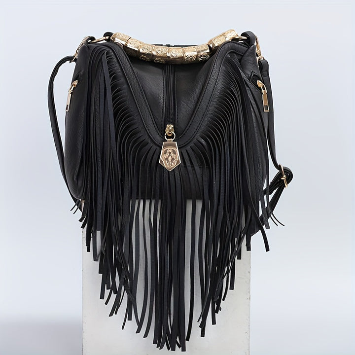 Wanderlust Fringe Crossbody Bag
