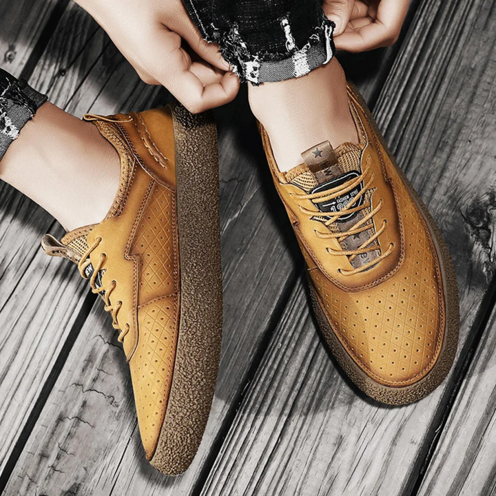 Canyon Stride Leather Sneaker