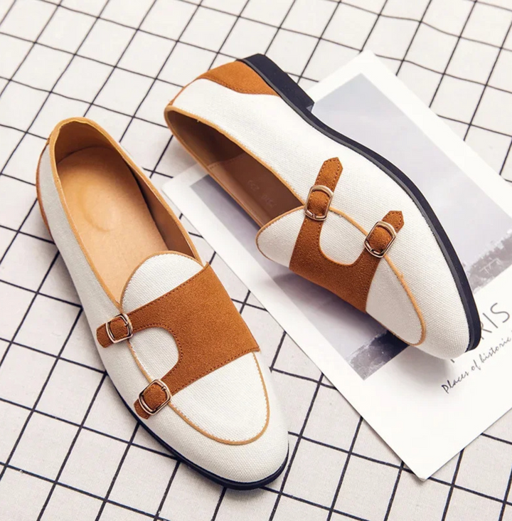 Dalton Contrast Buckle Loafer