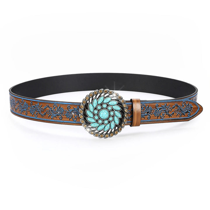 Heirloom Embossed Buckle Belt