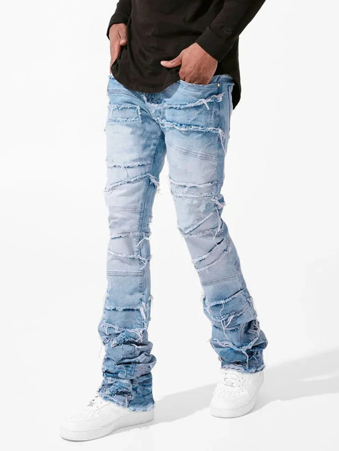 Rogue Stacked Patchwork Denim