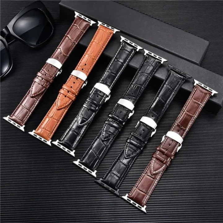 Stratton Leather Apple Watch Band