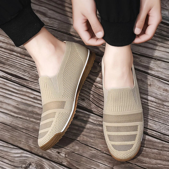 Flex Striped Mesh Loafer