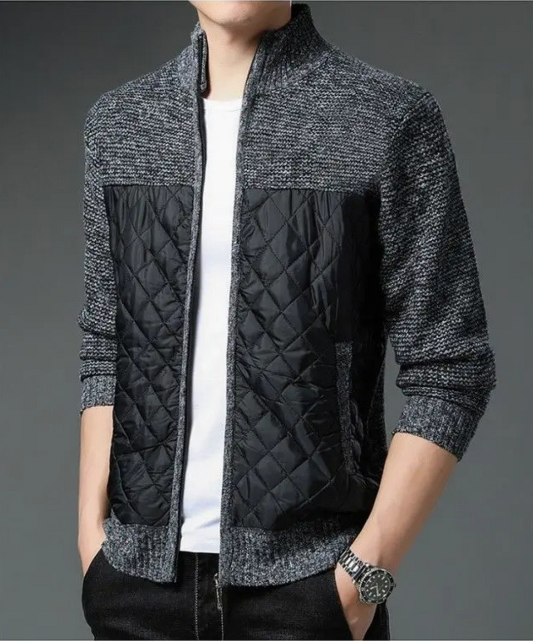Alpine Diamond-Quilted Jacket