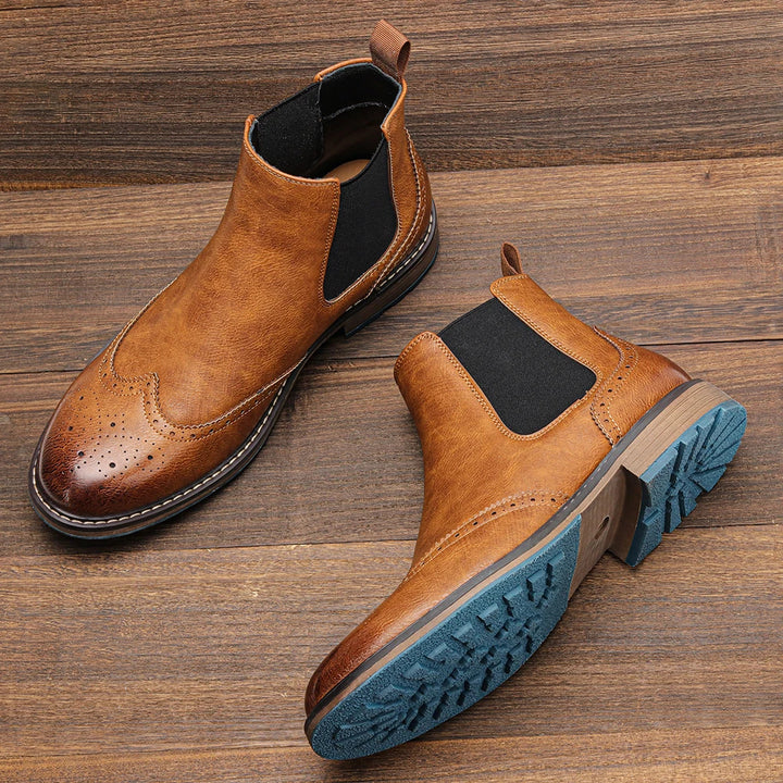 Regent Brogue Chelsea Boot