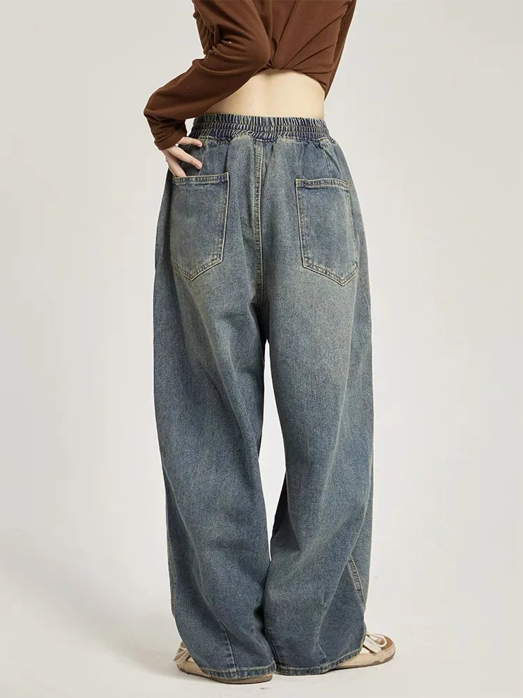Vibe Wide-Leg Denim Jogger