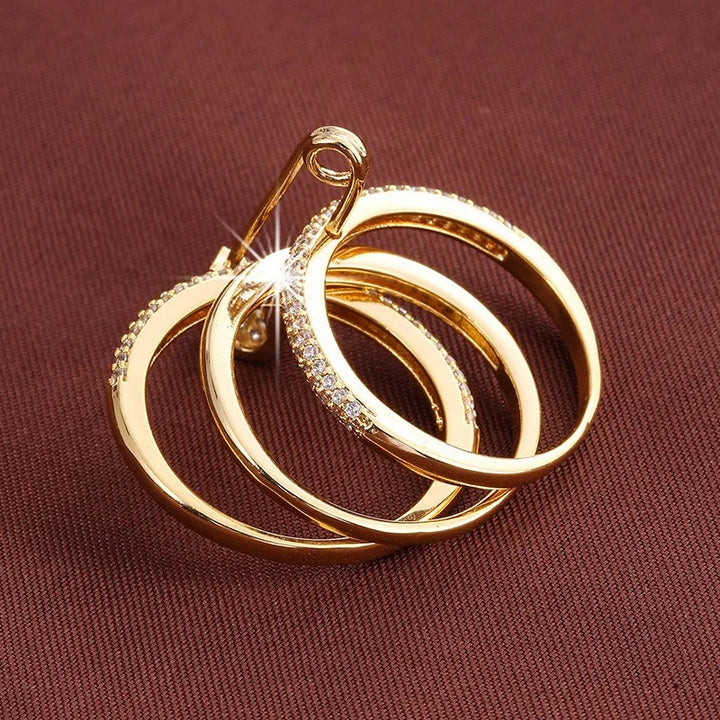 Pavé Pin-Lock Ring