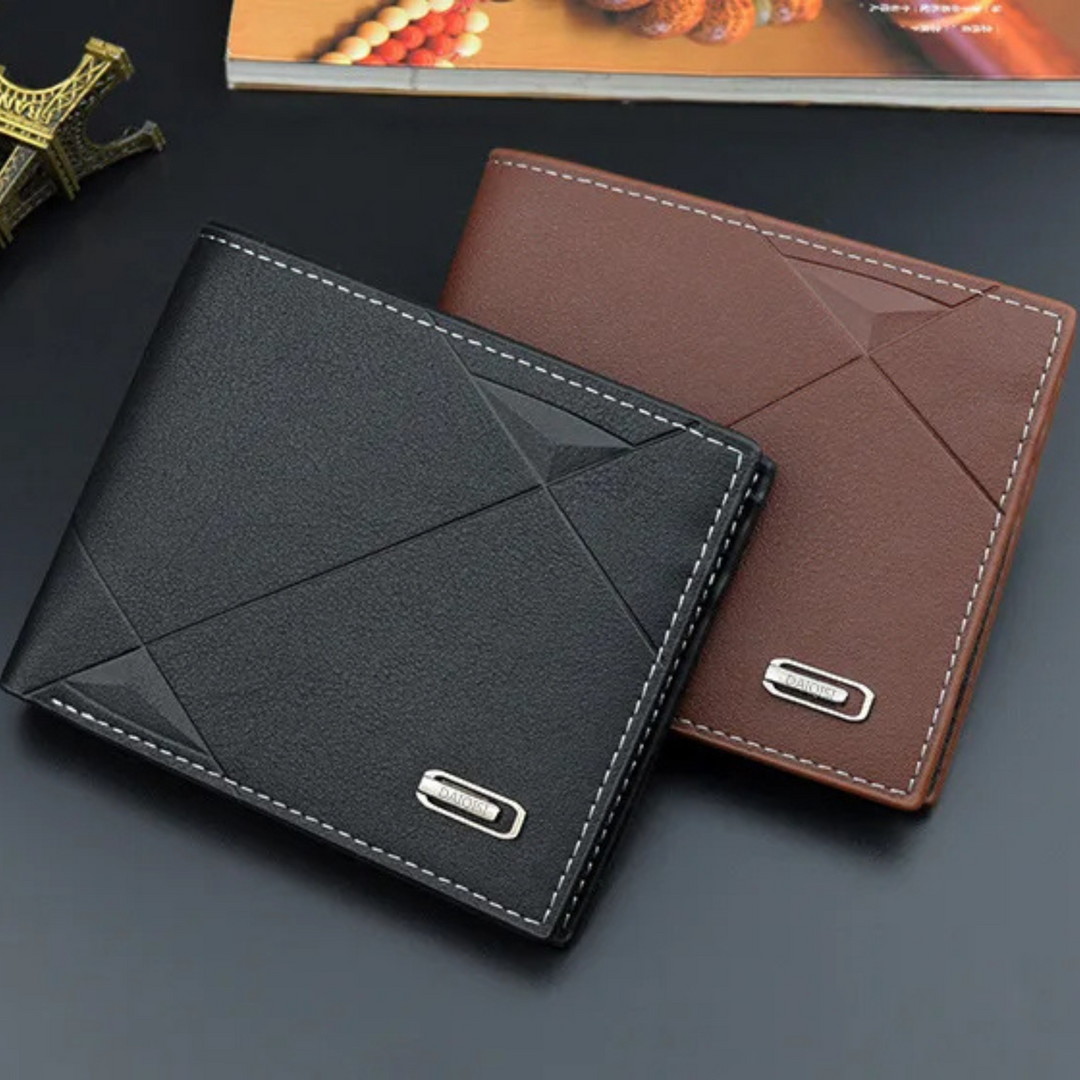 Helix Signature Leather Wallet