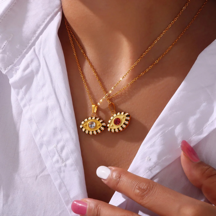 Alchemy Evil Eye Charm Necklace