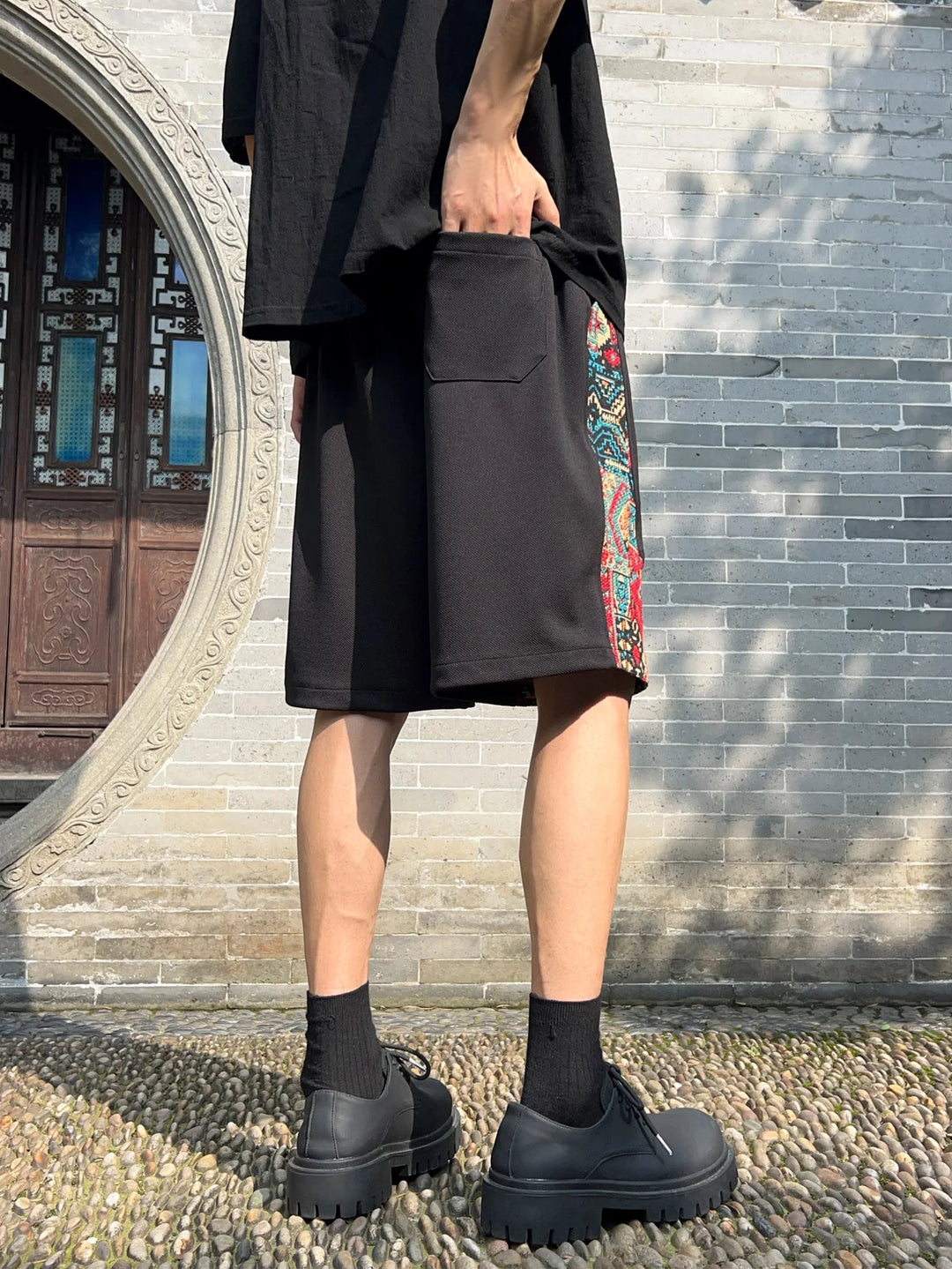 Dynasty Embroidered Short