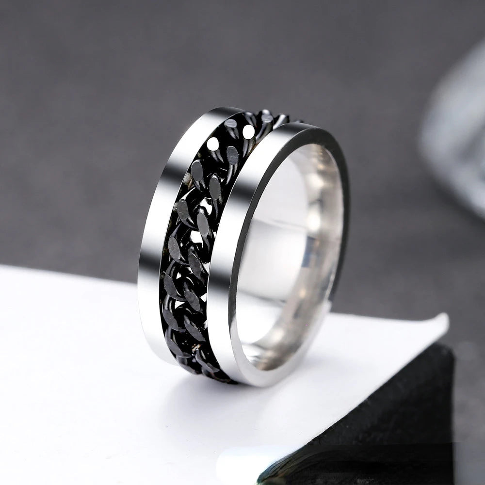 Revolve Curb Link Ring