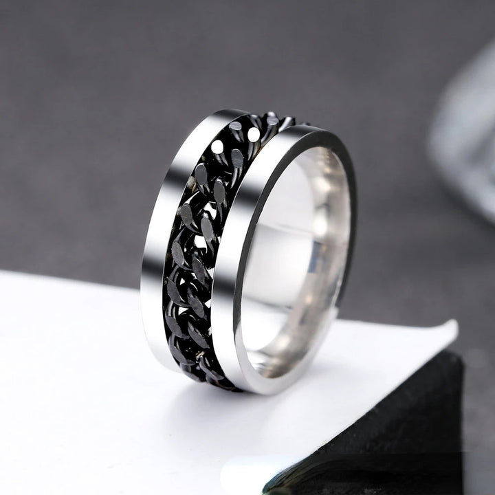 Revolve Curb Link Ring
