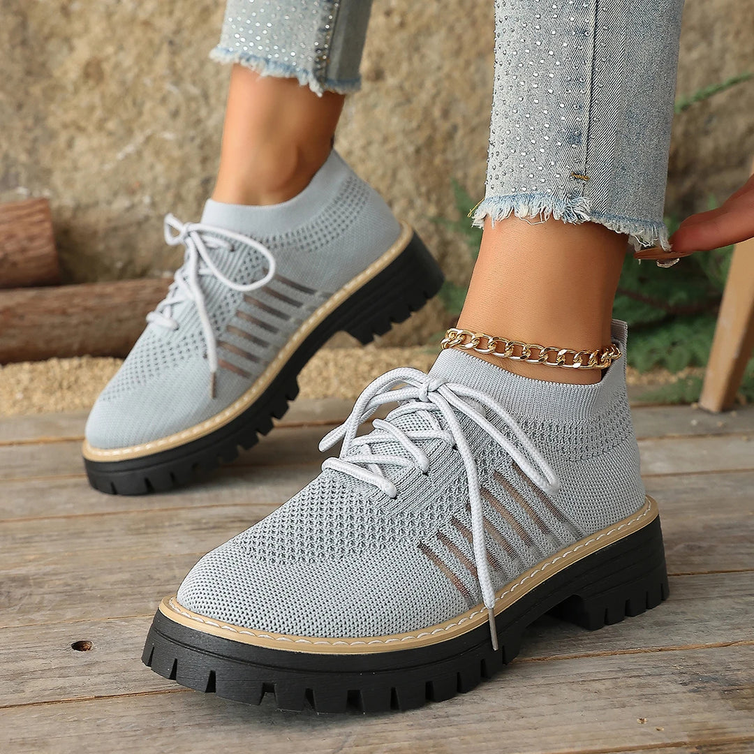 Kyra Mesh Platform Sneaker