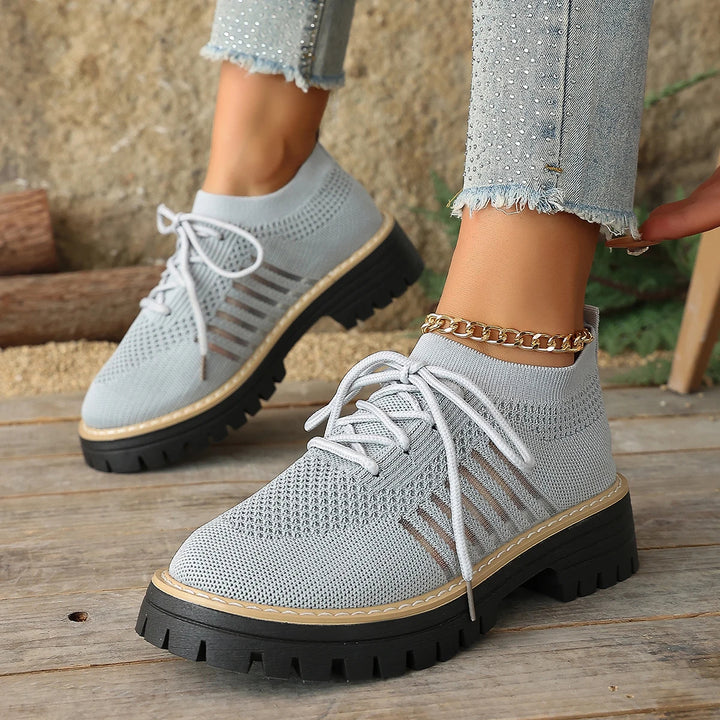 Kyra Mesh Platform Sneaker