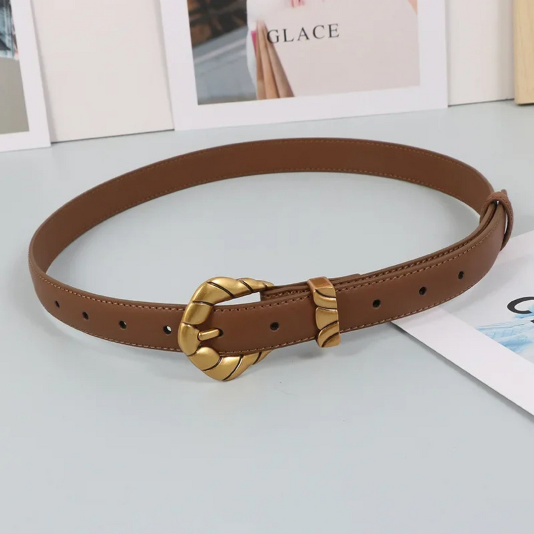 Heirloom Engraved Leather Belt