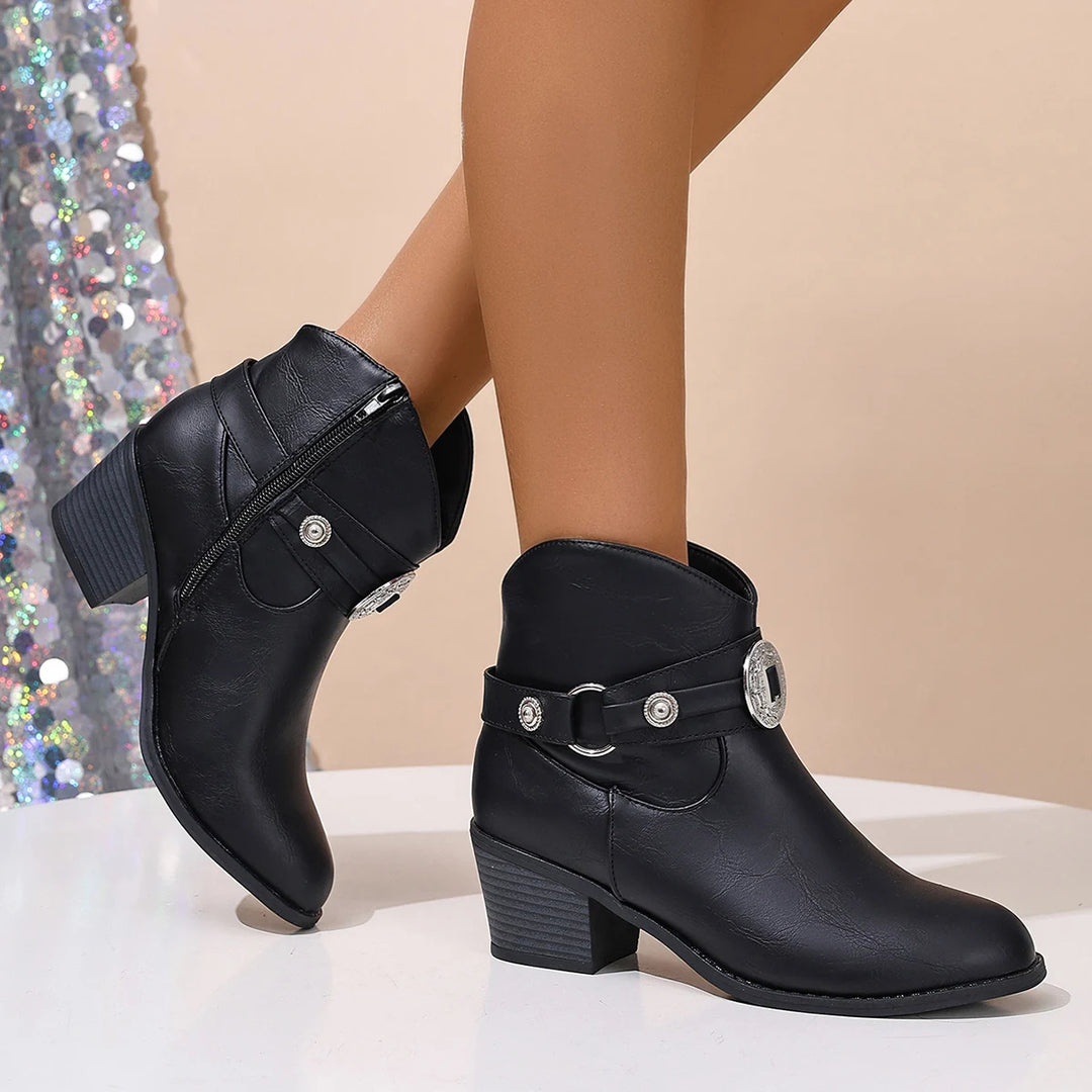 Dakota Buckle Ankle Boot