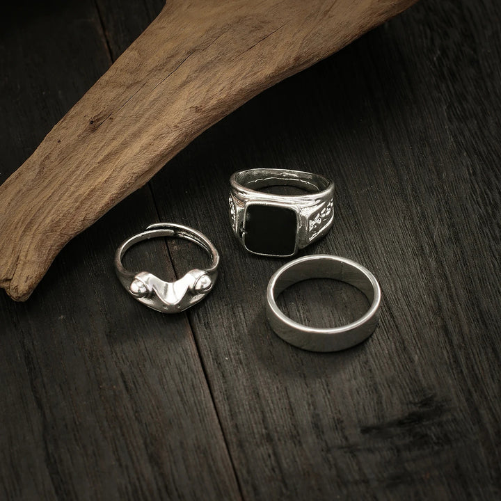 Venom Signet Ring Set