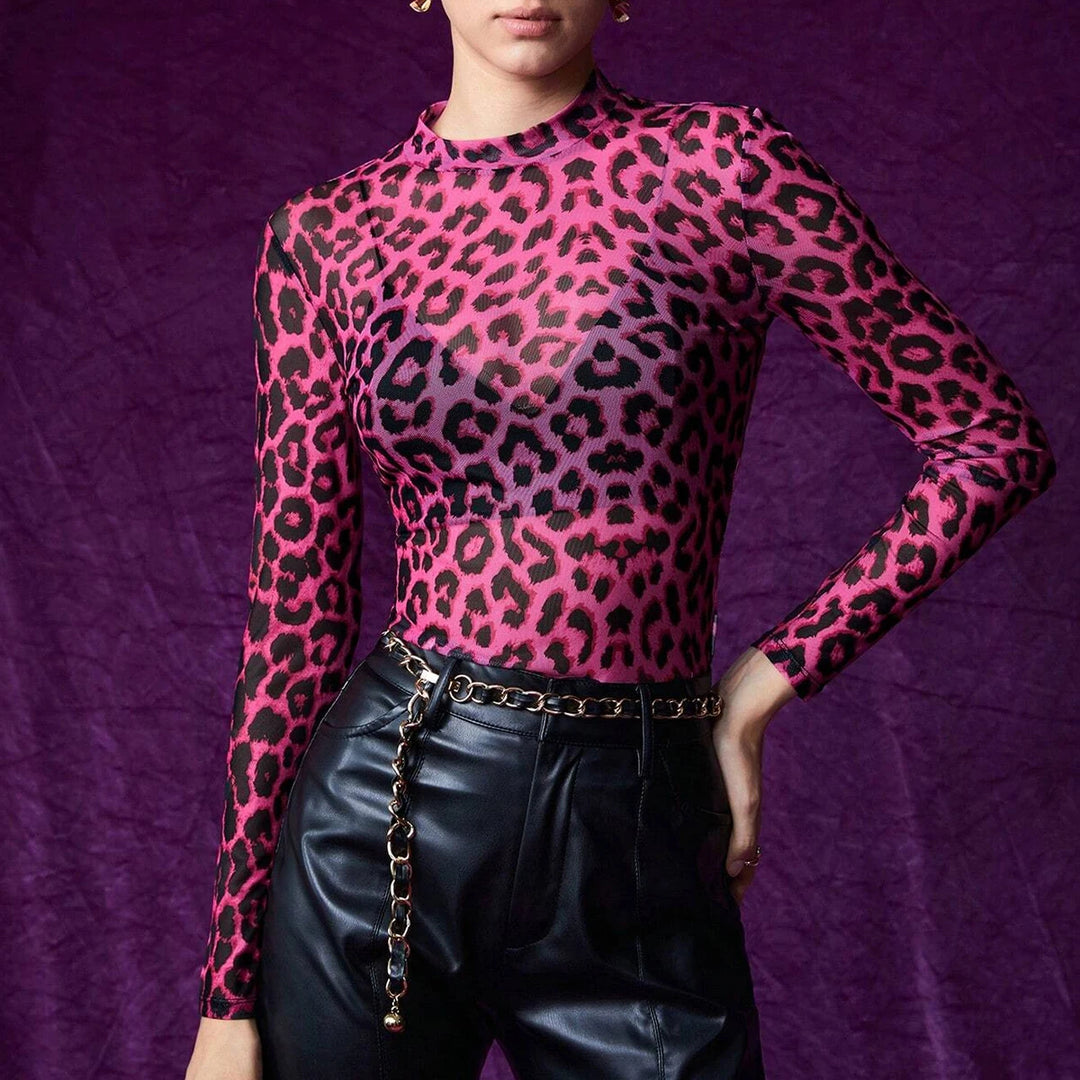 LeClair Sheer Mesh Top