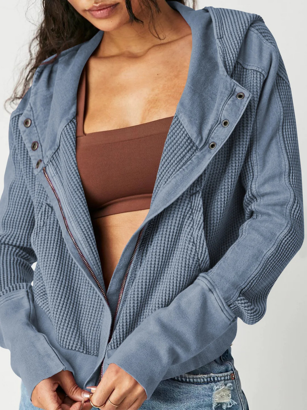 Marlow Waffle Knit Jacket