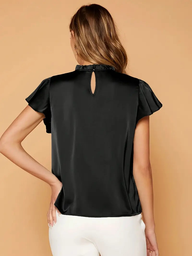 Anastasia High Neck Blouse