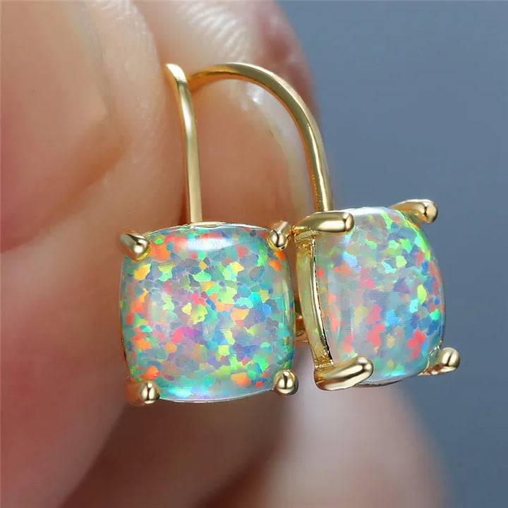 Iris Opal Earrings