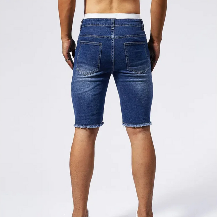 Riot Distressed Denim Short