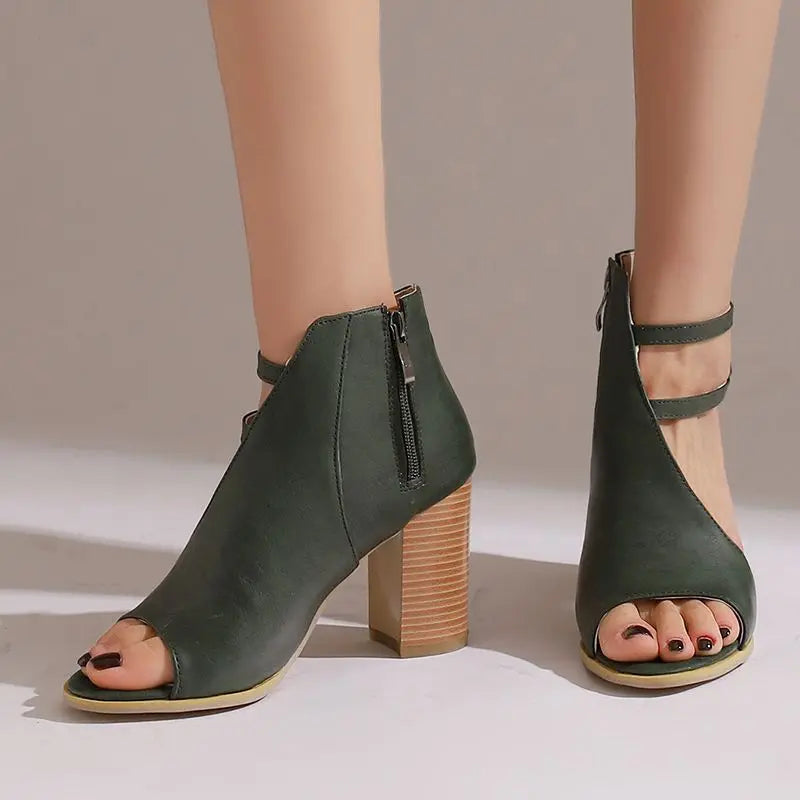 Venice Peep Toe Heel