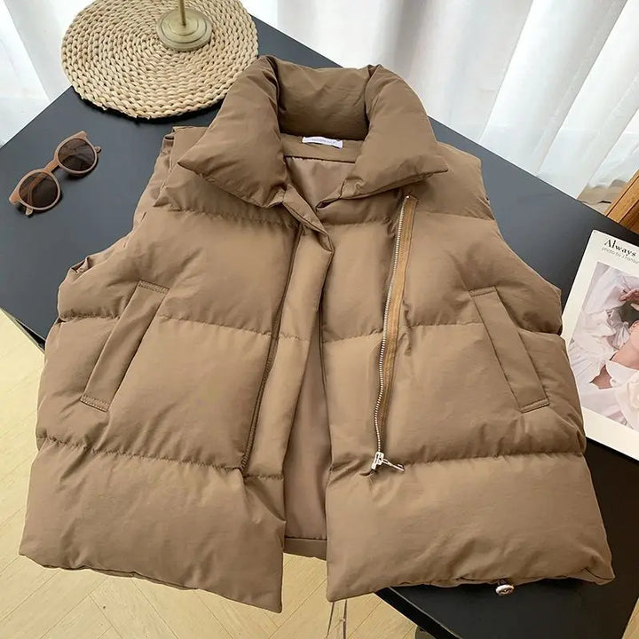Serene Quilted Puffer  Vest