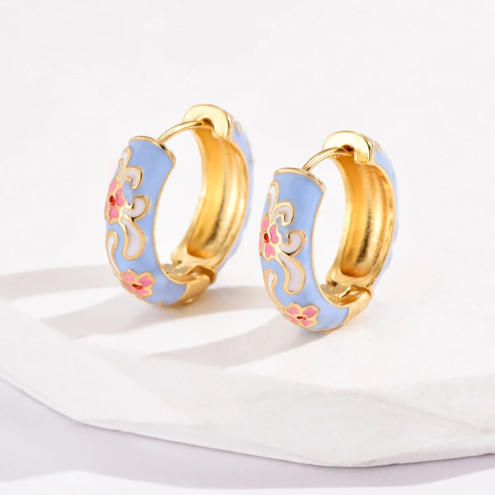 Jardin Bloom Hoop Earrings