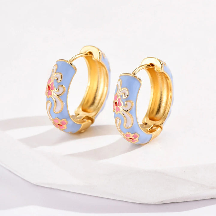 Jardin Bloom Hoop Earrings