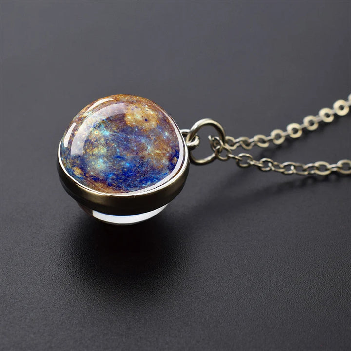 Cosmic Sphere Pendant Necklace