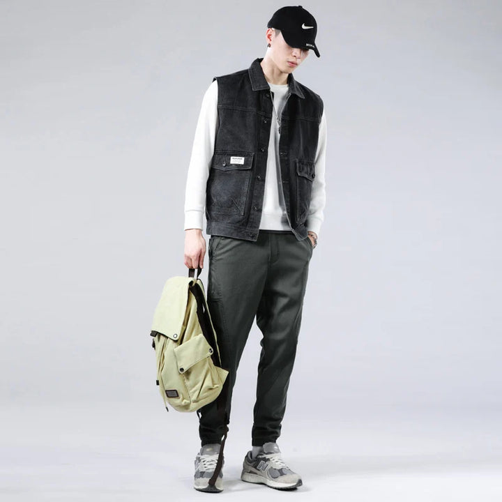 Sentry Washed Denim Vest