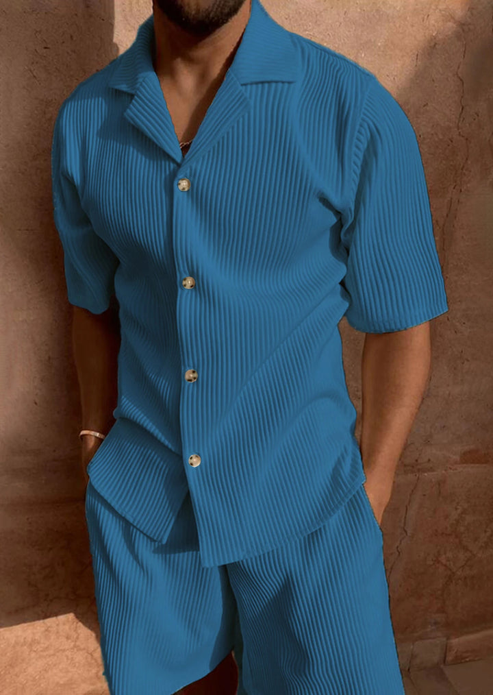 Bayshore Coastal Pleated Set