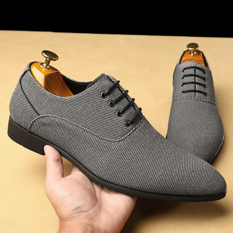 Gentry Woven Canvas Oxford