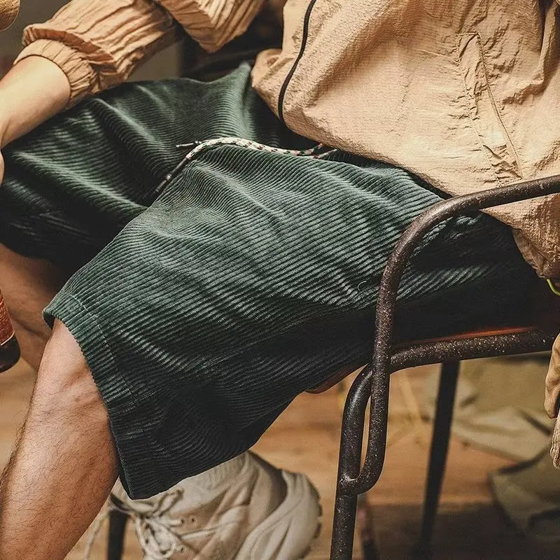 Braxwell Relaxed Corduroy Short