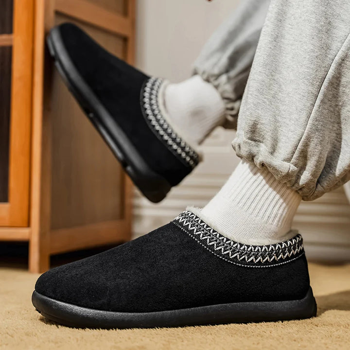 Tundra Fleece Suede Slipper