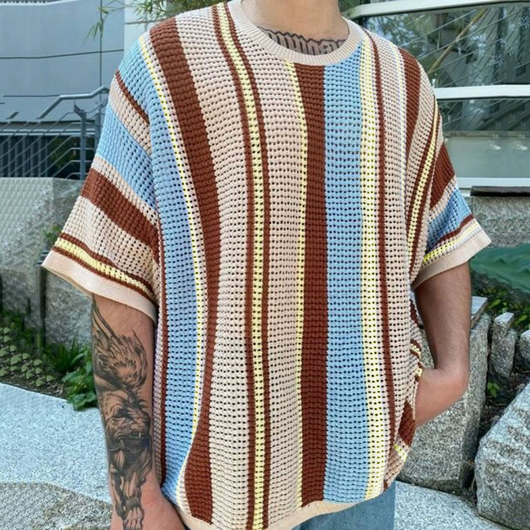 Sundown Stripe Knit Tee