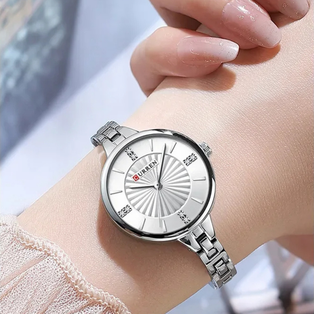 Empress Stainless Steel Timepiece