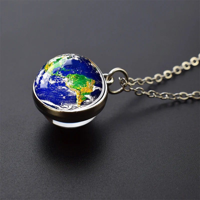 Cosmic Sphere Pendant Necklace