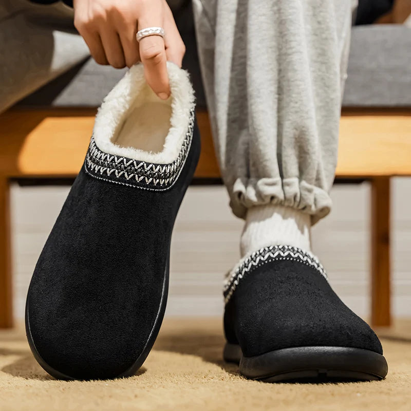 Tundra Fleece Suede Slipper