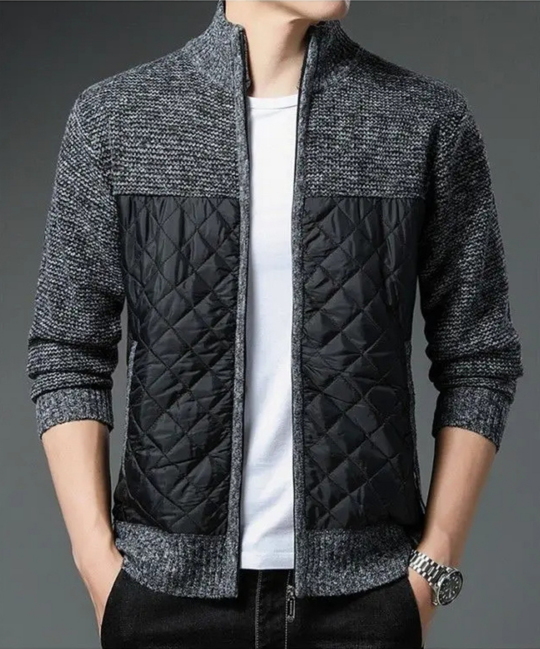 Alpine Diamond-Quilted Jacket