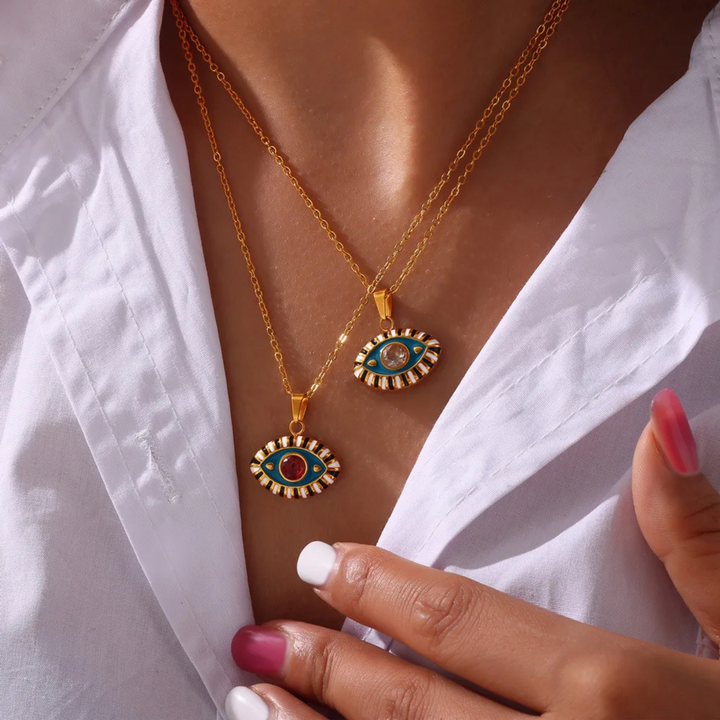 Alchemy Evil Eye Charm Necklace